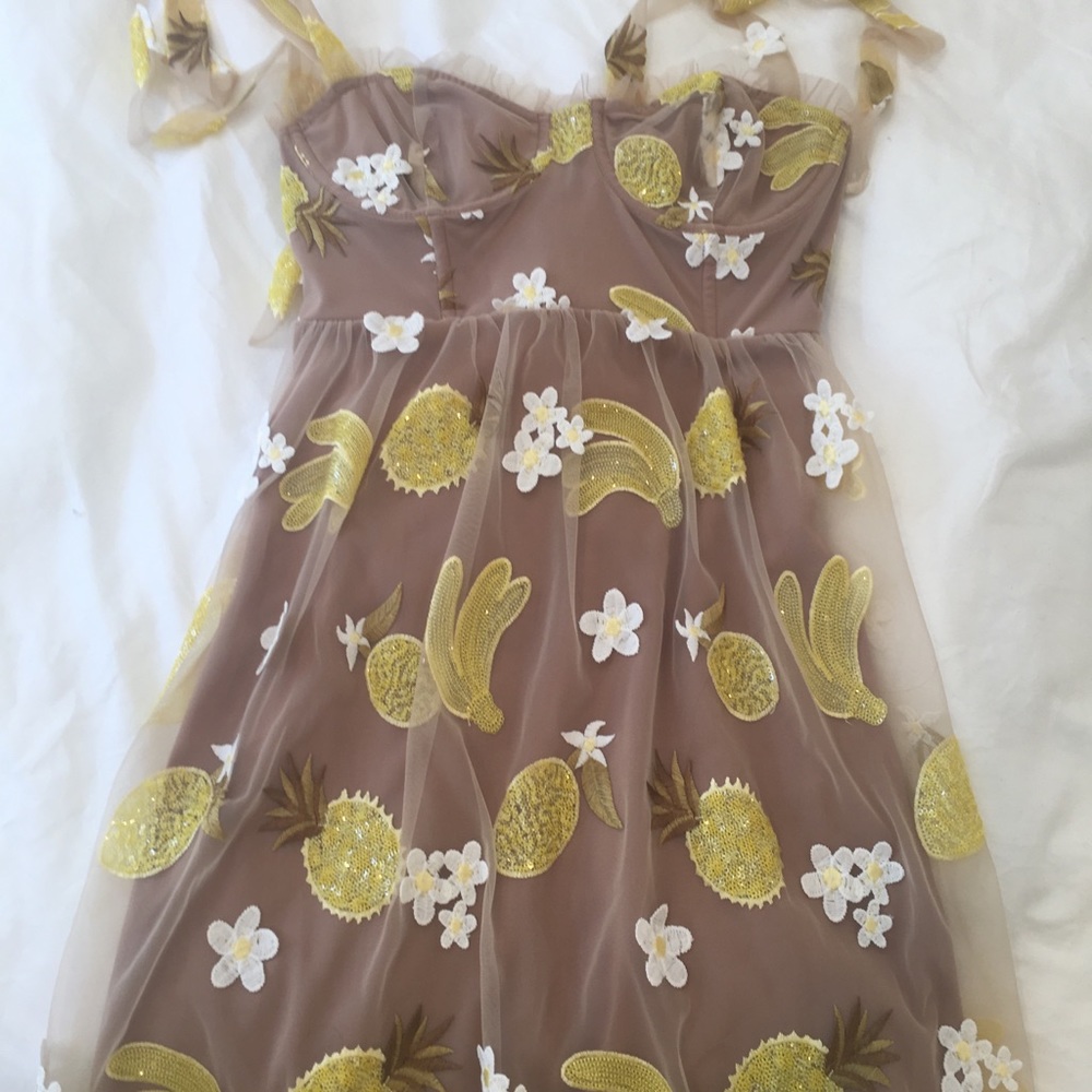 For Love And Lemons Fruitpunch dress xs